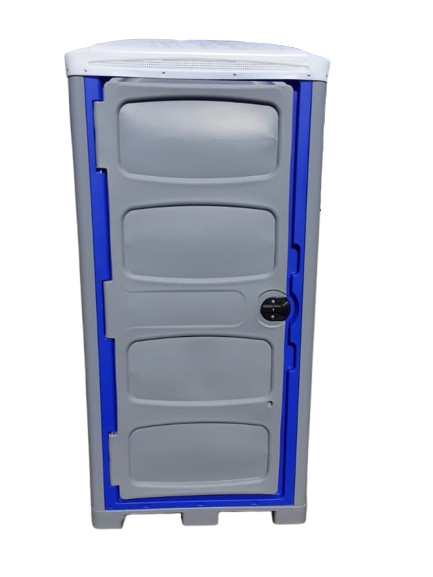 Portable Plastic Toilet with translucent roof and advanced ventilation system